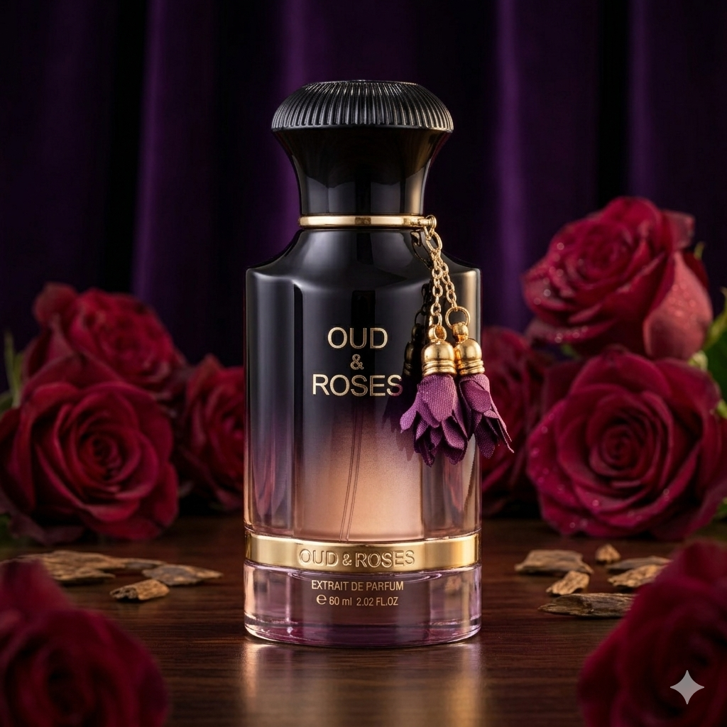 Oud & Roses by Ahmed Al Maghribi - Extrait De Parfum 60ml
