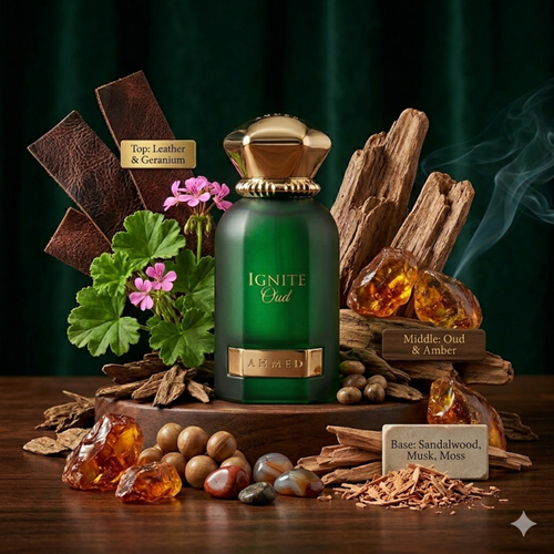 Ignite Oud by Ahmed Al Maghribi - Extrait De Parfum 60ml